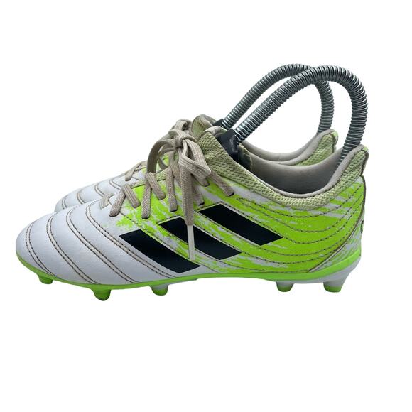Adidas Copa 20.3 Firm Ground FG Green White Soccer Cleats Youth Kids 2.5 - Picture 2 of 8
